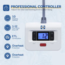 Axyaa Electric Blanket Twin Size - Reversible Faux Fur to Sherpa - 10 Heating Levels