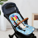Axyaa Stroller Seat Cushion with Back Support - All-Season Thin Pushchair Pad