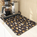 Axyaa Cute Ghost Pattern Coasters and Placemat Set