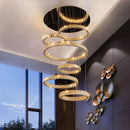 Axyaa LED Pendant Chandeliers for Staircase and Living Room Decor