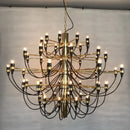 Axyaa Nordic Silver Gold Black Chandelier: Elegant Suspension Lamp for Living Room & Bedroom
