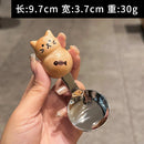 Stainless Steel Axyaa Animal Fruit Fork and Dessert Spoon Set