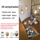 Axyaa Luxury Crystal Chandelier for Living Room and Bedroom Lighting