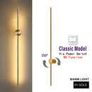 Axyaa Dimmable LED Wall Lamp Remote Control Nordic Style Sconce for Home Decor