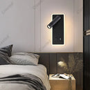 Axyaa Adjustable Angle Wall Lamp with USB Rechargeable Socket