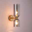 Axyaa Glass Shade Wall Lamp: Modern Luxury Bedroom Lighting