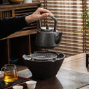 Axya Indoor Carbon Fire BBQ Tea Stove with Teapot Ceremony for Outdoor Tea Brewing