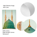 Al-Aqsa & Kaaba Door Canvas Print by Axyaa - Islamic Wall Art for Home Decor