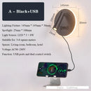 Axyaa Dual-Function LED Wall Sconce with USB Charging and Adjustable Spotlight