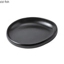 Axyaa Solid Color Salad Plate Set: Creative Tableware in Irregular Shape for Restaurant & Kitchen