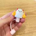 Axyaa Silicone Cartoon Straw Cover Cap, Cute & Heat-resistant Drinking Accessory