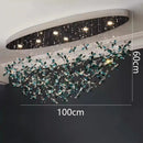 Axyaa Luxury Crystal Chandelier Pendant Light for Living & Dining Room