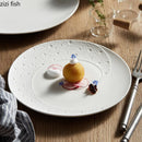 Axya Ceramic Dinner Plates - Elegant Round Tableware for Restaurant, Pasta, Sushi