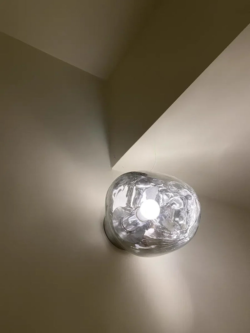 Nordic Glass Lava Wall Lamp for Living Room, Bedroom, Staircase from Axya