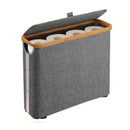 Axyaa Foldable Paper Basket Holder Laundry Bathroom Organizer Toy Storage Bin