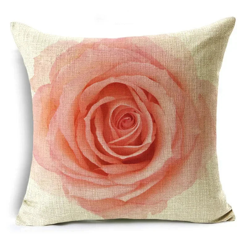 Axyaa Pink Heart Pattern Cushion Cover - 40cm/45cm & 50cm Sizes