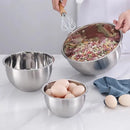 Axyaa Stainless Steel Large-capacity Mixing Bowl for Kitchen Utensils