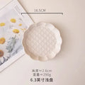 Axyaa Lace Bone Plate: Elegant Pre-Dinner Side Dish & Dessert Plate