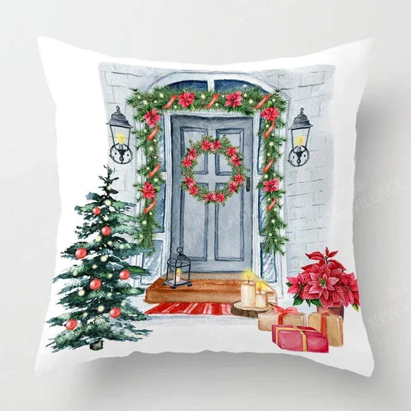 Axyaa Christmas Series Pillowcases for Festive Home Decor 40x40 50x50 60x60 35x35