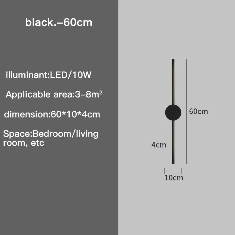 Modern Gold LED Wall Light for Home Decor by Axyaa - Sleek Design for Living Room & Bedroom