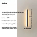Axyaa Outdoor LED Wall Light - Minimalist, Waterproof Linear Fixture for Villa & Exterior Walls