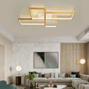 Axyaa Black/Gold LED Ceiling Lights - High Brightness Modern Aluminum Fixture