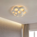 Axyaa Petal LED Ceiling Lamp for Modern Nordic Kids Room-Living Room Minimalist Decor.