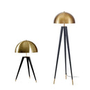 Axyaa Gold Tripod LED Floor Lamp for Modern Nordic Home Decor