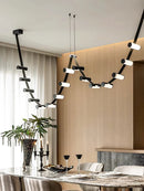 Axyaa Designer Belt Chandelier for Modern Spaces