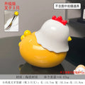 Axyaa Cartoon Chick Fruit Fork Set with Cute Storage Jar
