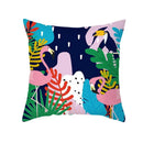 Axyaa Geometric Abstract Print Cushion Cover Tropical Botanical Pillowcase