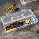 Axyaa Multifunctional Transparent Tool Storage Case with Handle and Large Capacity