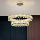 Axyaa Crystal Chandelier LED Ceiling Lamp for Living Room