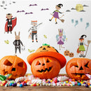 Axyaa Halloween Window Stickers Ghost Witch Pumpkin Glass Sticker Party Decor