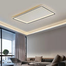 Axyaa Ultra Thin LED Ceiling Light: Modern Rectangular Living Room Lighting Fixtures