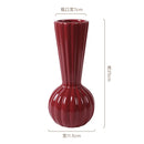 Axyaa Ceramic Small Vase: High-end Red Wedding Gift & New Year's Eve Decoration