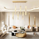 Axyaa LED Pendant Light Chandeliers Modern Staircase Hanging Lamp for Living Room