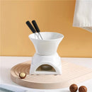 Axyaa Ceramic Heated Melting Cup | Desktop Decor | Luxury Hot Pot Mug