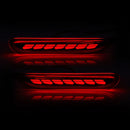 Axyaa LED Rear Bumper Reflector Lights for Nissan X-trail Rogue Qashqai Leaf Pathfinder