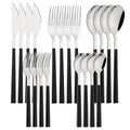 Axyaa Rosewood Handle Cutlery Set Stainless Steel Flatware
