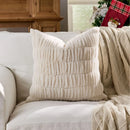 Christmas Embroidered Pillowcase Cojines with Tree Elk Design by Axyaa