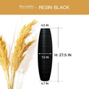 Axyaa Tall Textured Luxury Vase for Branches and Flowers
