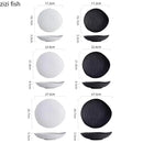 Axyaa Water Ripple Ceramic Plate - Restaurant Tableware