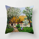 American Country Oil Painting Landscape Pillowcase by Axyaa for Home & Office Decor