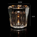Axya Crystal LED Table Lamp: Rechargeable, Decorative & Atmosphere-Enhancing