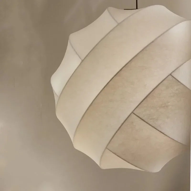 Axyaa Wabi Sabi Silk Pendant Lamps - Minimalist Chandeliers for Home Decor