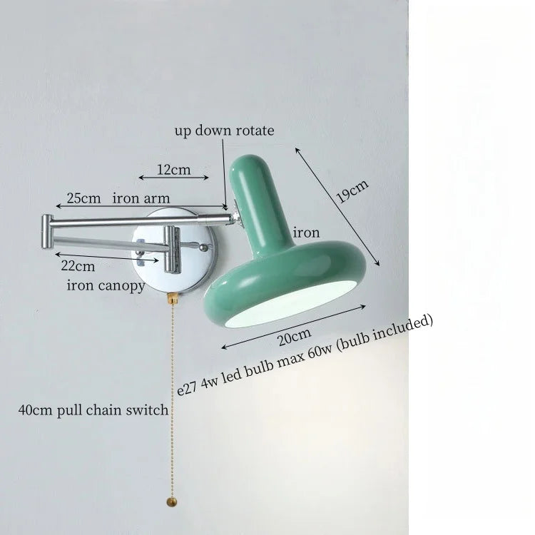 Axyaa Nordic LED Wall Lamp for Modern Home Decor