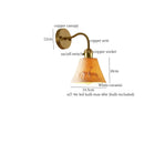 Axyaa Vintage White Ceramic LED Wall Sconce - Nordic Minimalism Stair Loft Bedroom Light