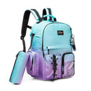 Axyaa Kids Backpack Set: Backpack, Lunch Box, Pencil Case - Ages 8-10 Boys/Girls