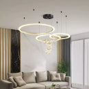 Axyaa LED Chandeliers: Modern Pendant Lamps for Living and Dining Room Lighting